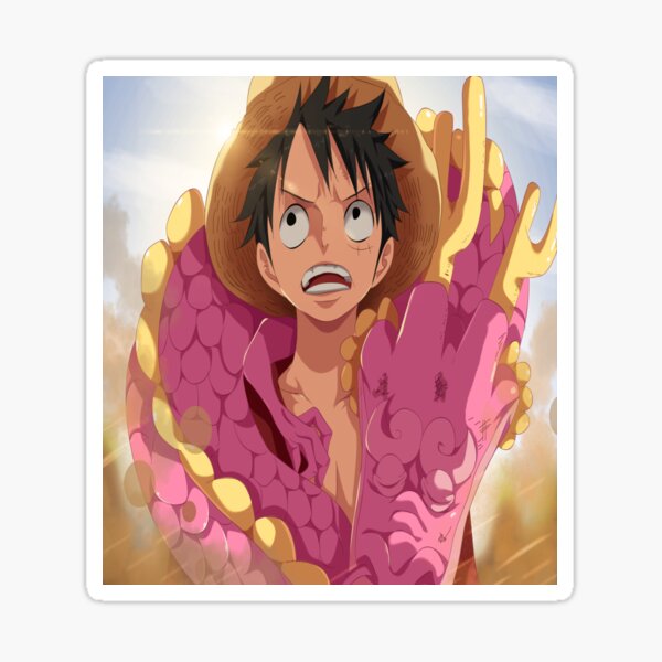 "Monkey D. Luffy and Kozuki Momonosuke One Piece " Sticker for Sale