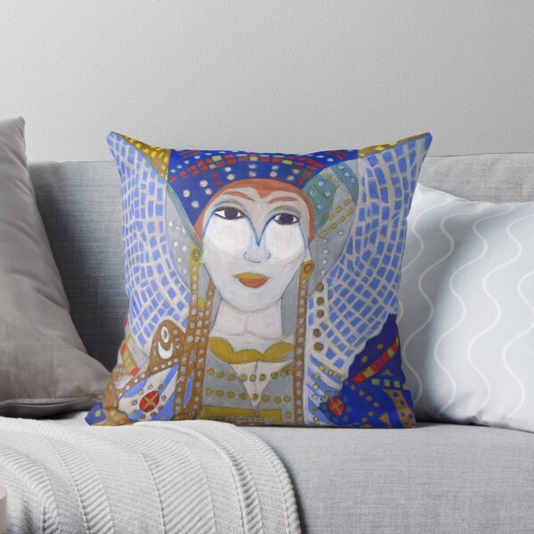 Gamayun Throw Pillow