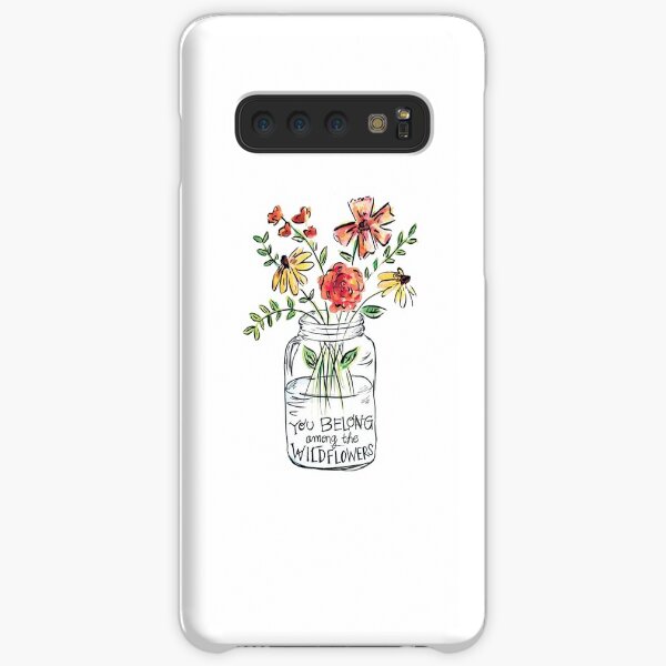 Blumen-Zitat Samsung Galaxy Leichte Hülle