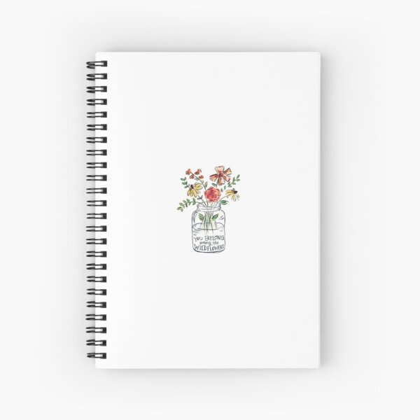 Flower Quote Spiral Notebook