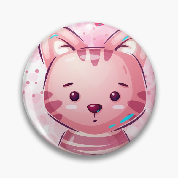 Item preview, Cute pink kitty designed and sold by ovii-fashion.