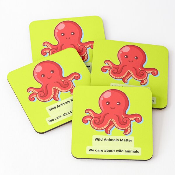Item preview, Wild animals matter octopus designed and sold by Alexandra Designer.