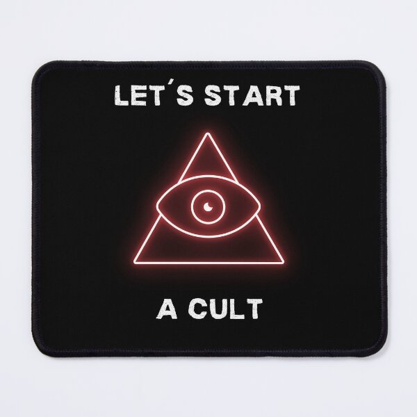 Item preview, Let´s Start a Cult Funny Meme Graphic  designed and sold by dogmanstar.