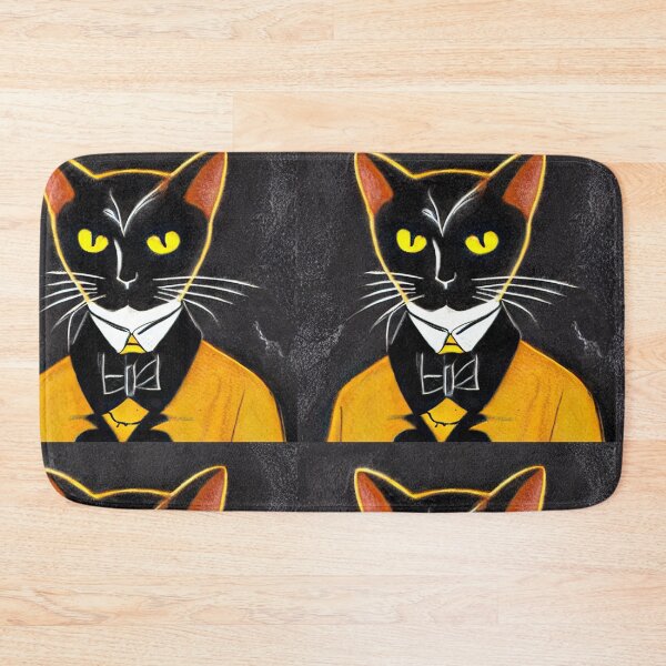 Item preview, Well Dressed Black Cat Edgar Allen Poe designed and sold by SubtleSplit.