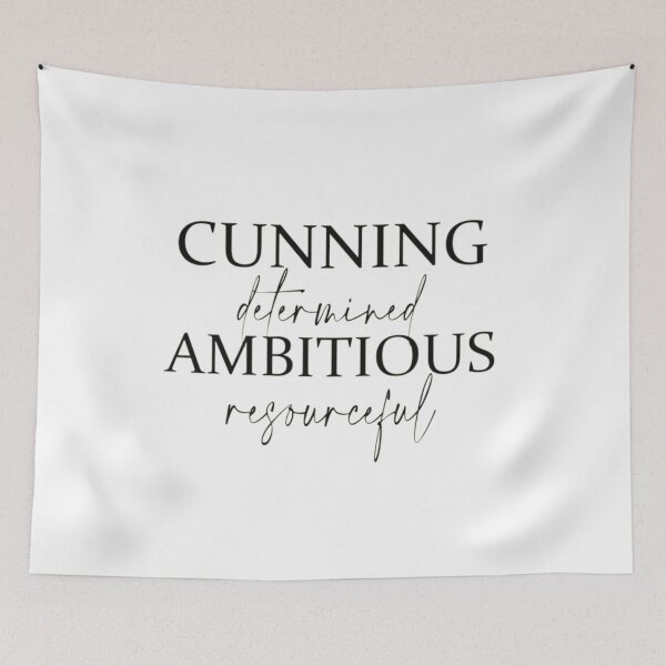 Item preview, Cunning and Ambitious designed and sold by HarryMagicPlace.