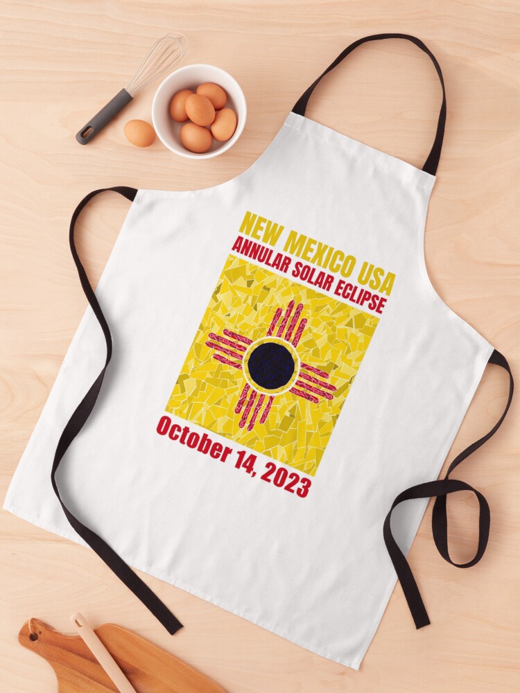 Thumbnail 1 of 6, Apron, New Mexico Annular Eclipse 2023 designed and sold by Eclipse2024.