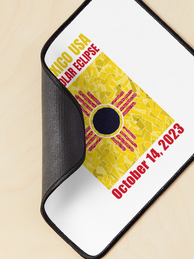 Thumbnail 2 of 5, Mouse Pad, New Mexico Annular Eclipse 2023 designed and sold by Eclipse2024.