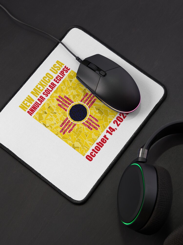 Thumbnail 4 of 5, Mouse Pad, New Mexico Annular Eclipse 2023 designed and sold by Eclipse2024.