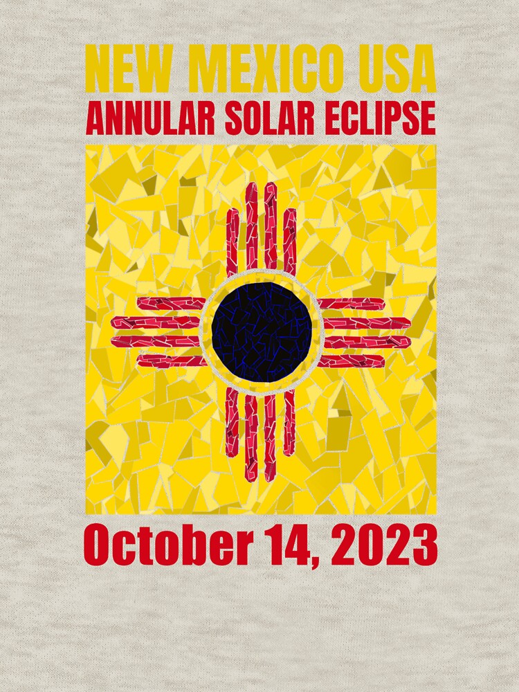 Thumbnail 5 of 5, Pullover Sweatshirt, New Mexico Annular Eclipse 2023 designed and sold by Eclipse2024.