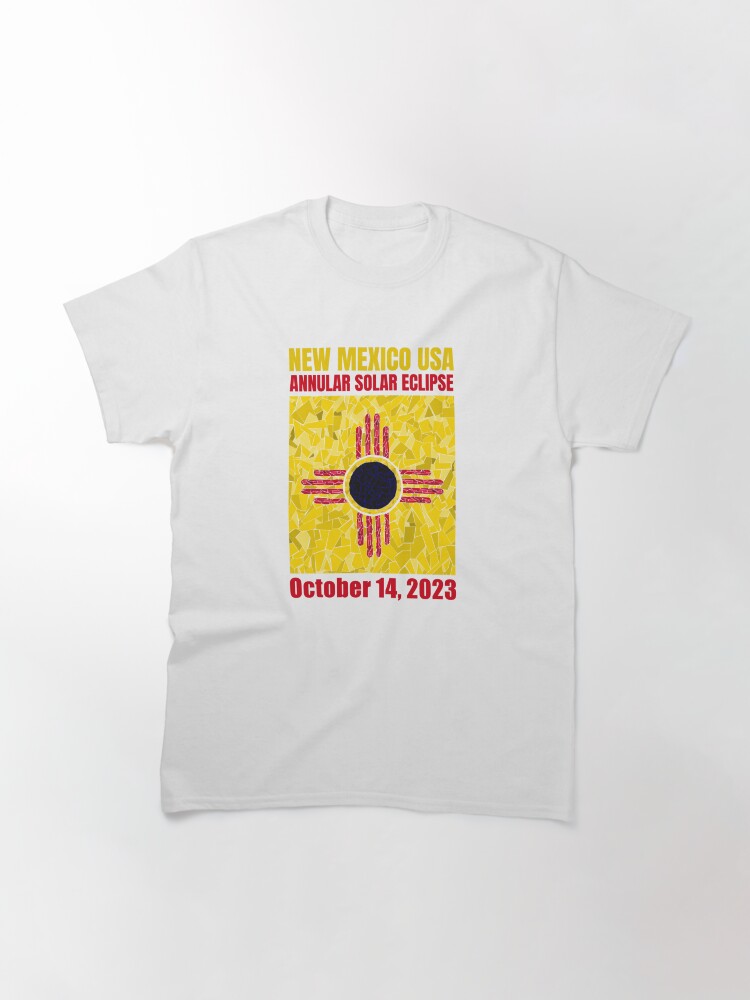Thumbnail 3 of 7, Classic T-Shirt, New Mexico Annular Eclipse 2023 designed and sold by Eclipse2024.
