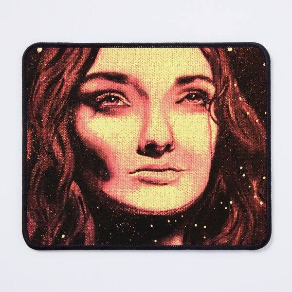 Item preview, Mother Illuminator of Stars, oil on canvas warm color designed and sold by Marie-Pierre Launay.