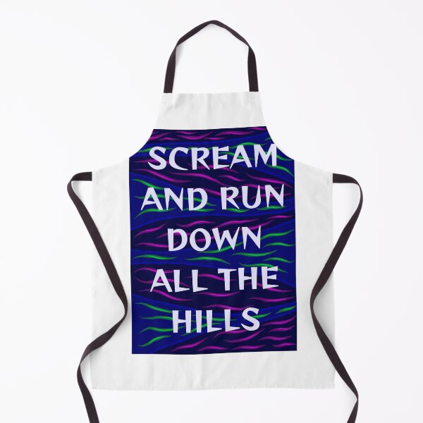 Item preview, Radical Feminist Humanist Quote - Scream And Run Down All The Hills designed and sold by LethalPixieDust.