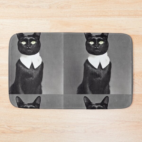 Item preview, Dignified Black Cat Old Puritan Timey Photograph designed and sold by SubtleSplit.