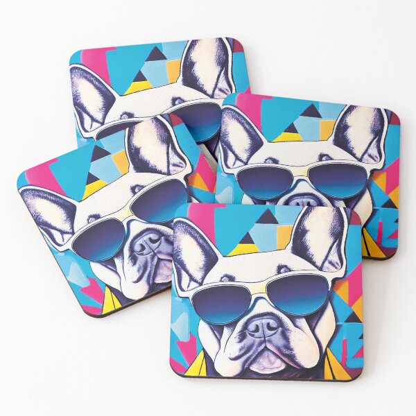 Item preview, French Bulldog With Sunglasses In Graffiti Design #2 designed and sold by theunknownart.
