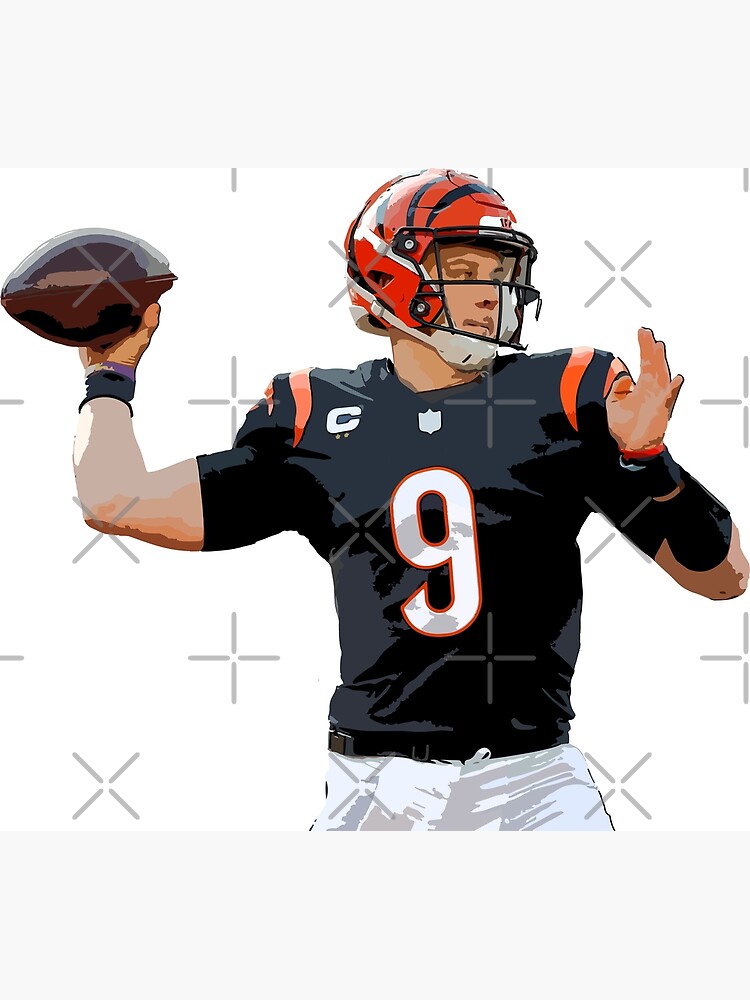 Joe Burrow 9 Cincinnati Bengals the Eras tour football poster