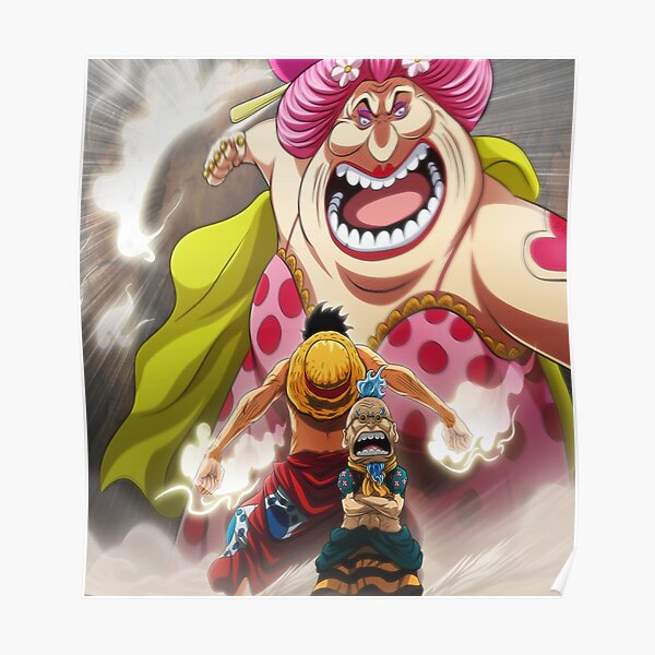 " Hyogoro , Monkey D. Luffy , Charlotte Linlin One Piece " Poster for