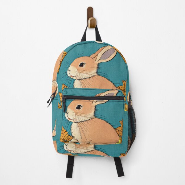 Item preview, Japanese Autumn Vibes Cutest Brown Mini Rex Rabbit designed and sold by wigobun.