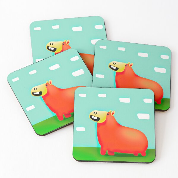 Item preview, Happy Capybara Children's Illustration designed and sold by SubtleSplit.