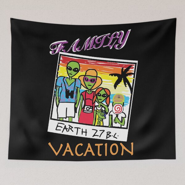 Item preview, Alien Family Vacation To Earth Visitors From OuterSpace  designed and sold by iMobb06.