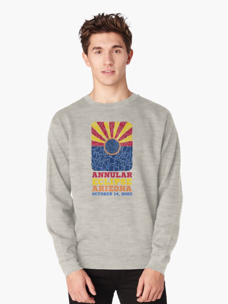 Thumbnail 1 of 5, Pullover Sweatshirt, Arizona Annular Eclipse 2023 designed and sold by Eclipse2024.