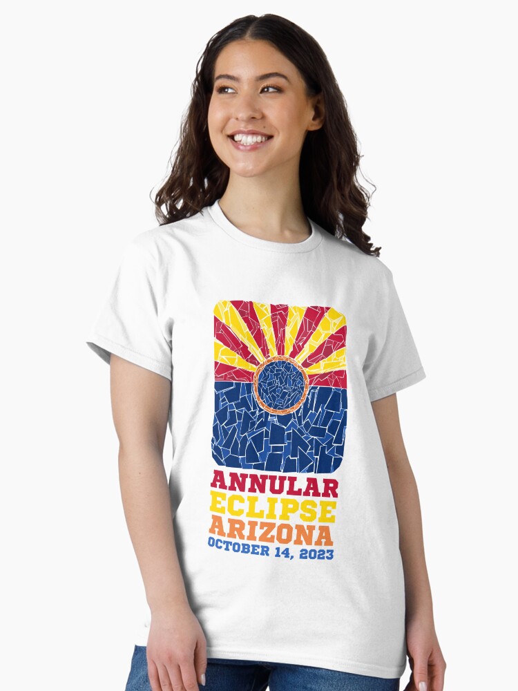 Thumbnail 2 of 7, Classic T-Shirt, Arizona Annular Eclipse 2023 designed and sold by Eclipse2024.