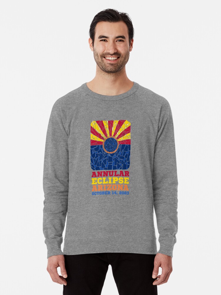 Thumbnail 1 of 5, Lightweight Sweatshirt, Arizona Annular Eclipse 2023 designed and sold by Eclipse2024.