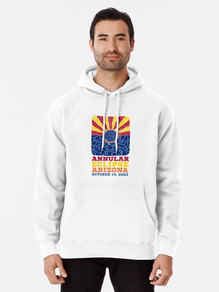 Thumbnail 1 of 5, Pullover Hoodie, Arizona Annular Eclipse 2023 designed and sold by Eclipse2024.