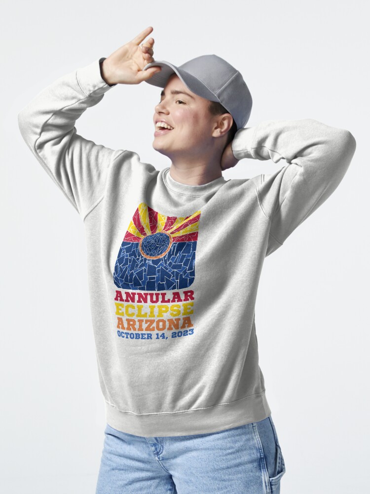 Thumbnail 5 of 7, Pullover Sweatshirt, Arizona Annular Eclipse 2023 designed and sold by Eclipse2024.