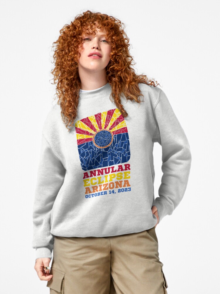 Thumbnail 4 of 7, Pullover Sweatshirt, Arizona Annular Eclipse 2023 designed and sold by Eclipse2024.