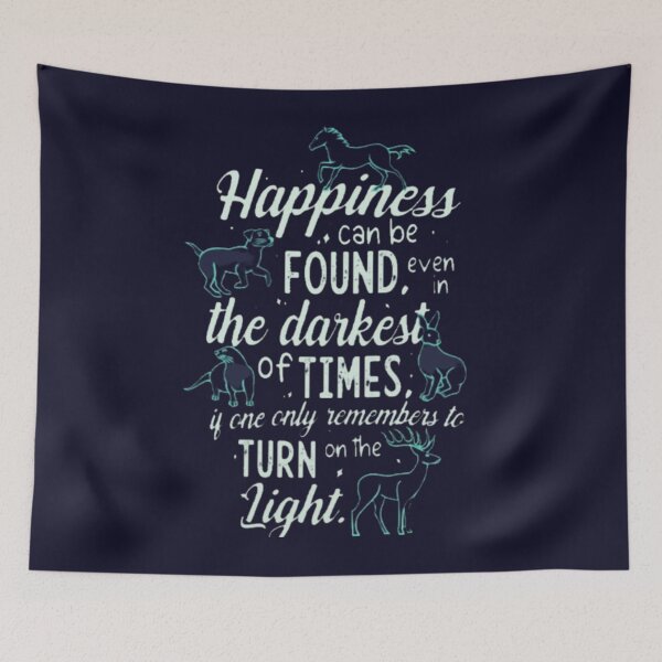Item preview, happiness can be found in the darkest of times designed and sold by HarryMagicPlace.
