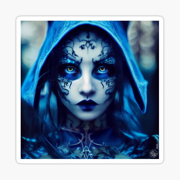 Leata - Sexy Gothic Elf Woman Sticker