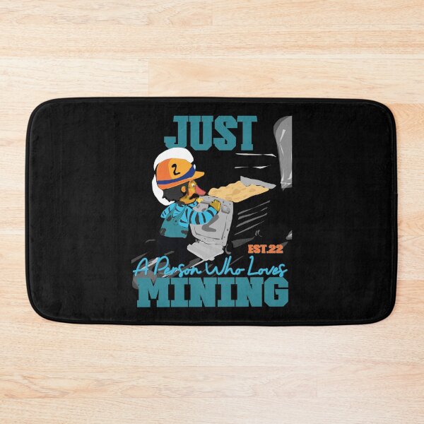 Item preview, JUST A PERSON WHO LOVES MINING designed and sold by GAADesignz.