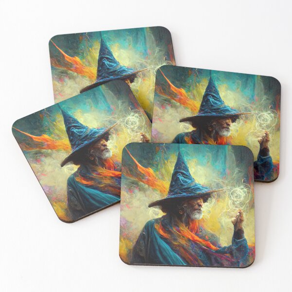 Item preview, Abstract Wizard Casting a Spell designed and sold by Anger-Creations.
