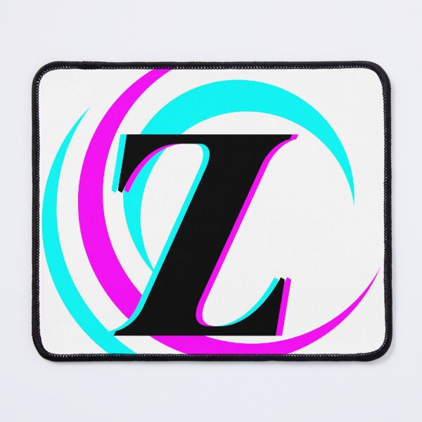 Item preview, Blue Pink Swirl Monogram Z designed and sold by Coffee Lifestyle.