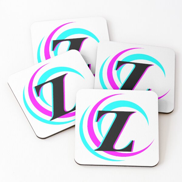 Item preview, Blue Pink Swirl Monogram Z designed and sold by Coffee Lifestyle.