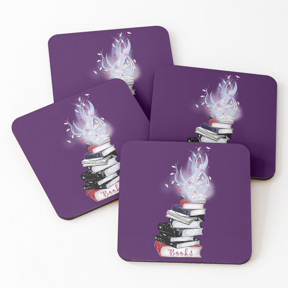 Item preview, Coasters (Set of 4) designed and sold by KatjaRedbubble.