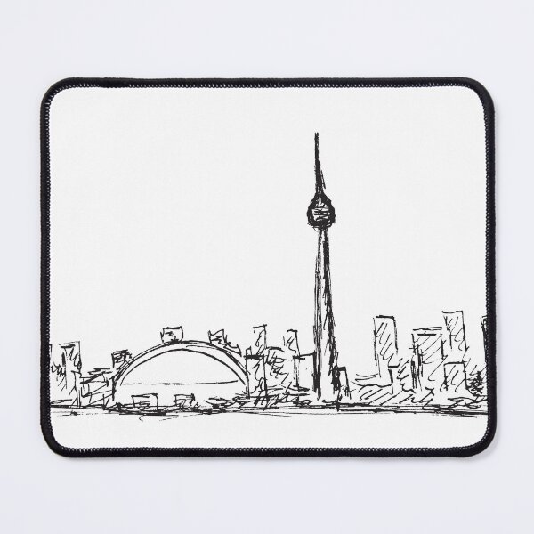 Item preview, Toronto skyline (ink) designed and sold by carmwong.
