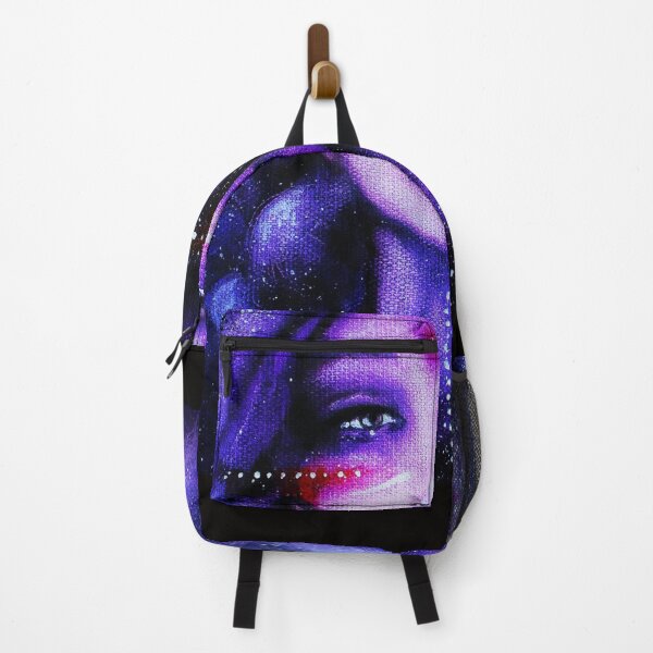 Item preview, Daughter of the Stars, oil on blue canvas designed and sold by Marie-Pierre Launay.