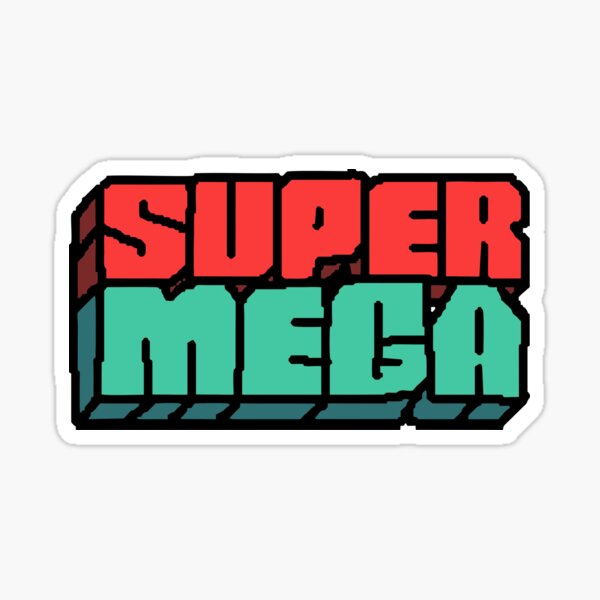 Supermega Logo Sticker