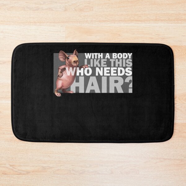 Artikelvorschau, With A Body Like This - Who Needs Hair Training entworfen und verkauft von FD-Design.
