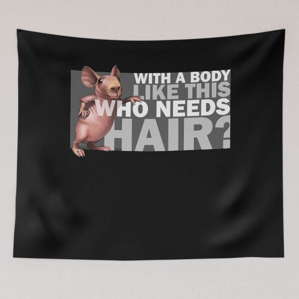 Artikelvorschau, With A Body Like This - Who Needs Hair Training entworfen und verkauft von FD-Design.