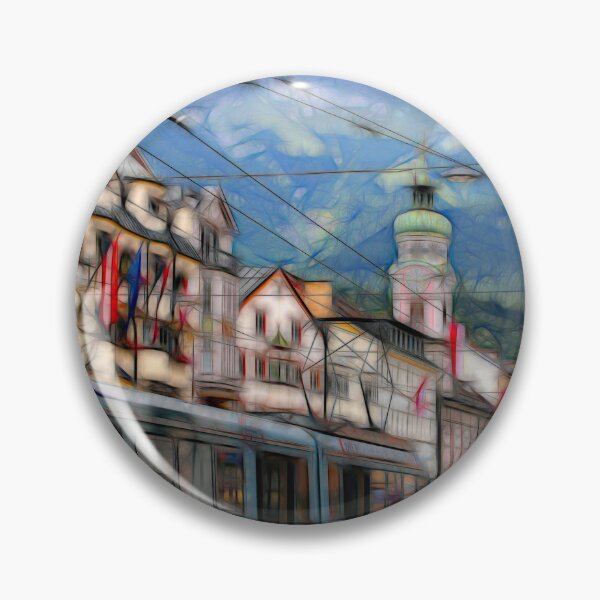 Item preview, Artistic Innsbruck Street Scene designed and sold by Violaman.