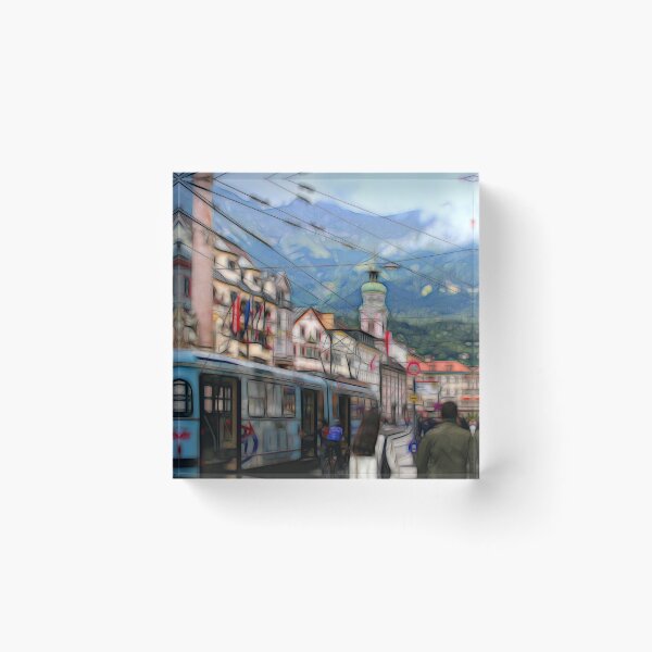 Item preview, Artistic Innsbruck Street Scene designed and sold by Violaman.