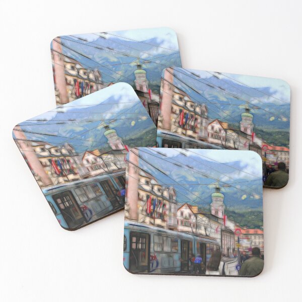 Item preview, Artistic Innsbruck Street Scene designed and sold by Violaman.
