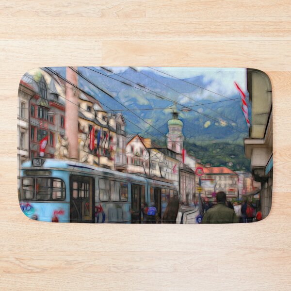 Item preview, Artistic Innsbruck Street Scene designed and sold by Violaman.