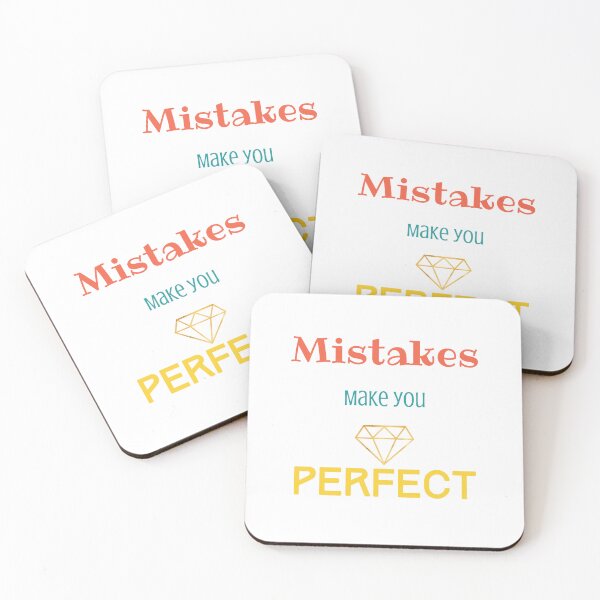 Item preview, mistakes make you perfect designed and sold by Inspirely.