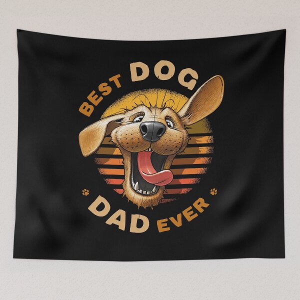 Item preview, Best Dog Dad Ever - Father Golden Retriever Dad designed and sold by FD-Design.