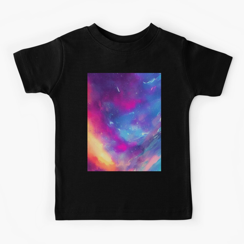 Neon Galaxy Tie Dye T Shirt