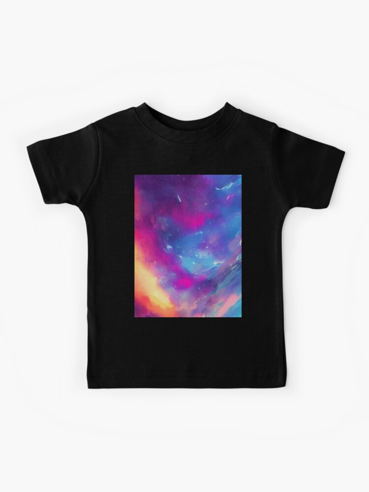 Neon Galaxy Tie Dye T Shirt