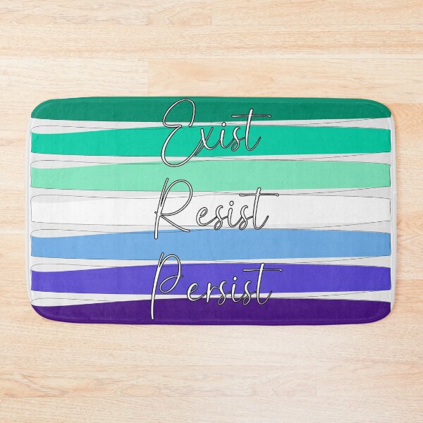 Item preview, MLM Pride Exist, Resist, Persist  designed and sold by AmandaRoseArts.